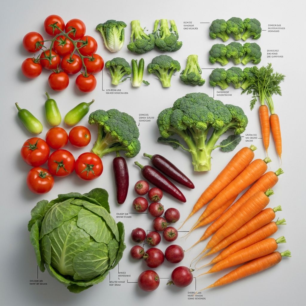 Colorful fresh produce